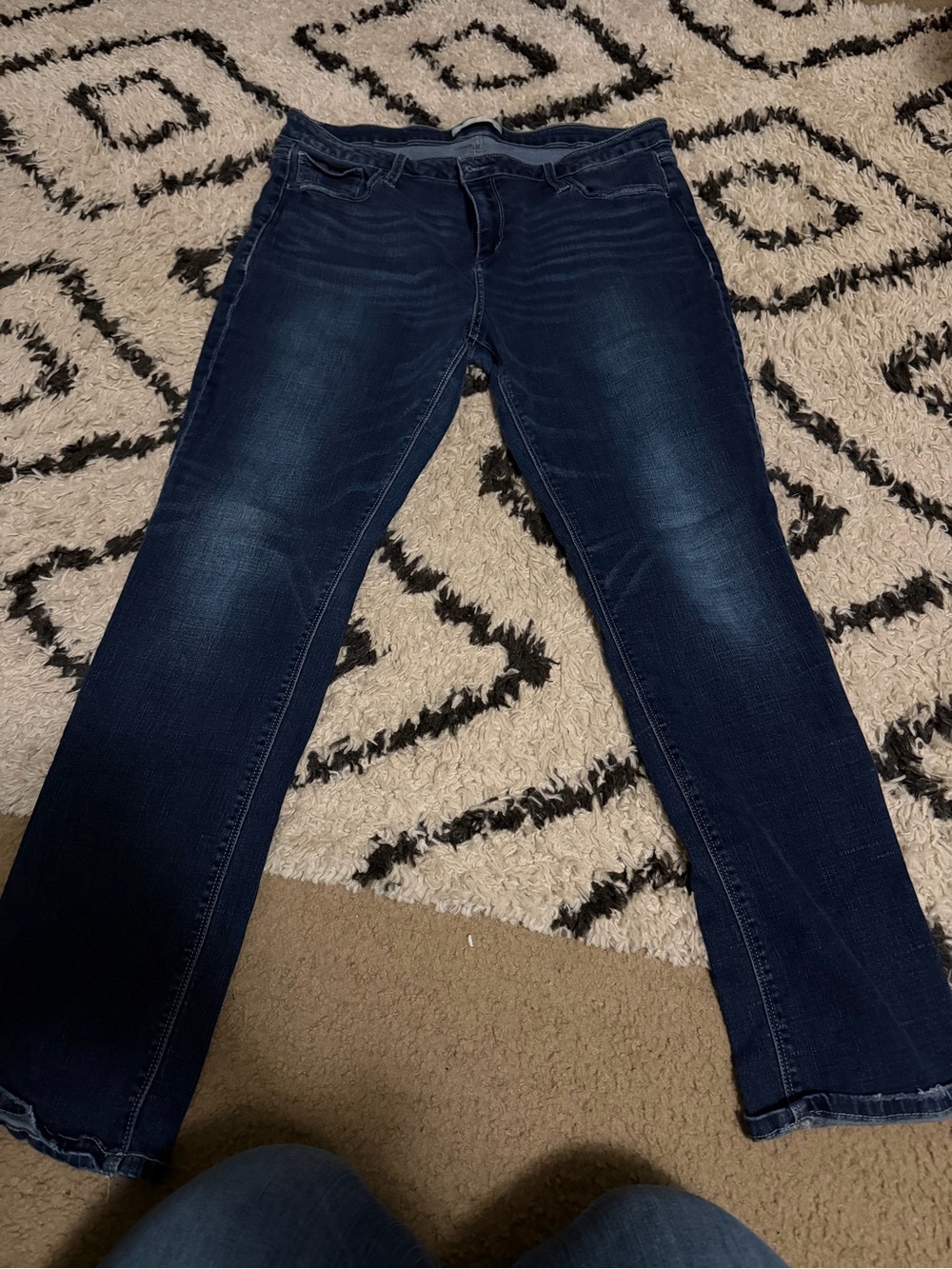 Daytrip Dark Blue Straight Leg Jeans for Women